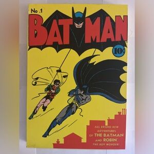 Batman Wall Hanging, 7” by 10”.